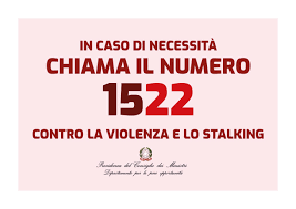NUMERO ANTIVIOLENZA E STALKING 1522