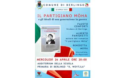 Immagine: 26 Aprile - il partigiano Moha - 2023 Festa Liberazione 25 aprile Italia locandina _page-0001