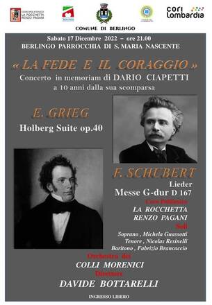 Concerto in memoria del sindaco Dario Ciapetti