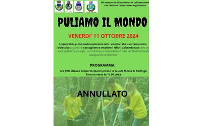 Immagine: Annullato puliamo ilmondo 11 ottobre