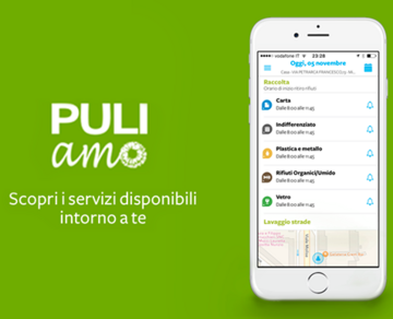 Comunicazione attivazione app PULIamo