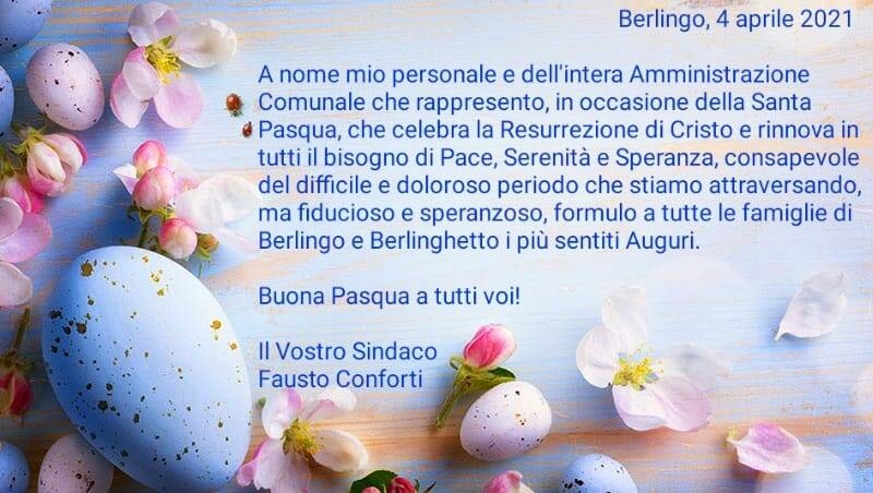 Immagine: Auguri del Sindaco