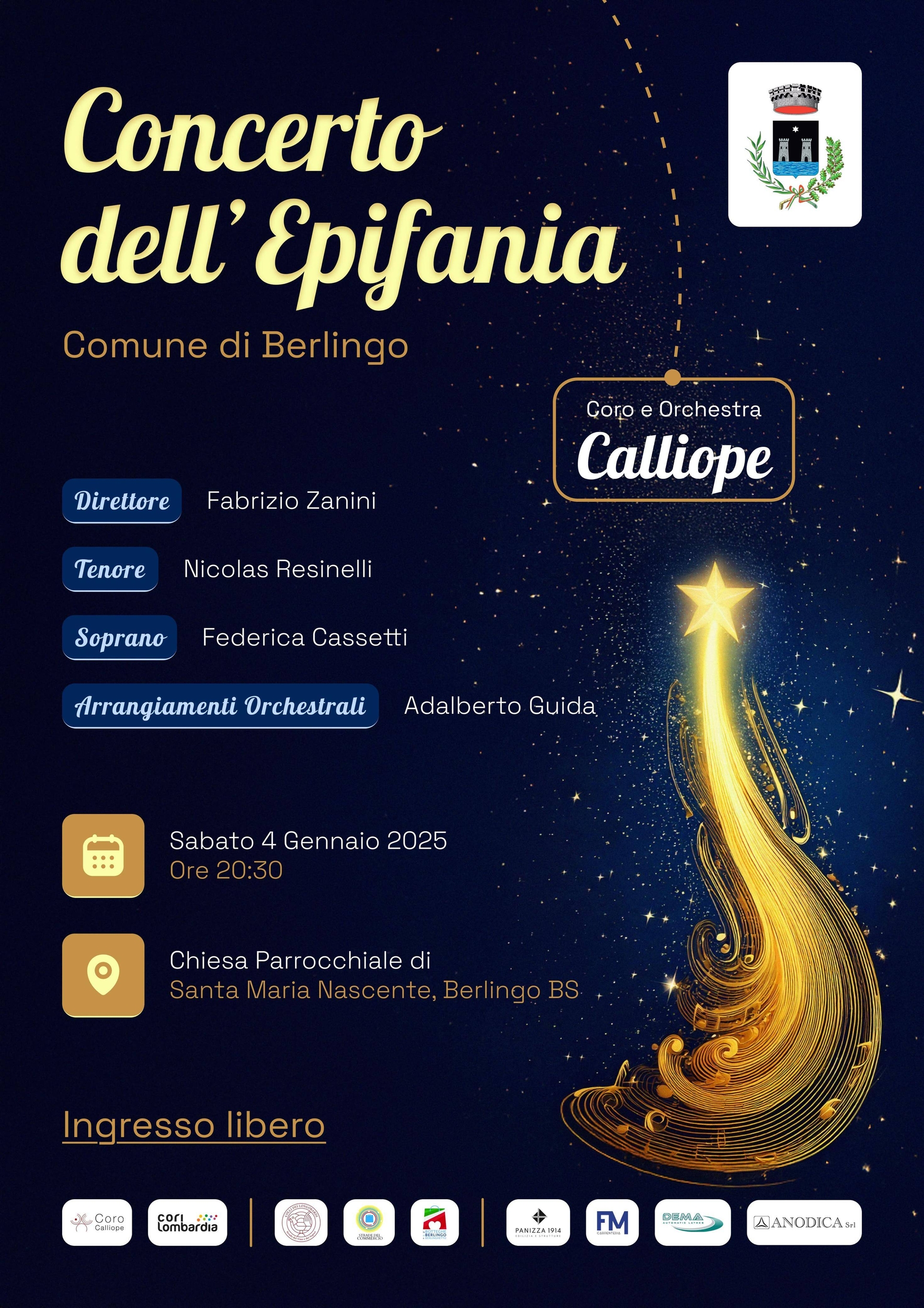Immagine: Concerto Epifania 2025