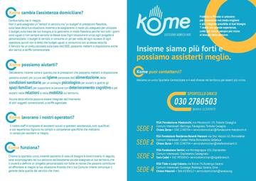  “Kome” - Sportello Unico di Sostegno Domiciliare - Per contatti: 030/27.80.503