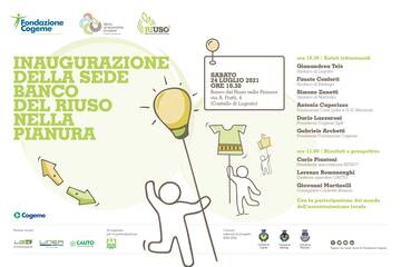 Inaugurazione della sede del Banco del Riuso nella Pianura