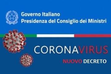Covid-19: in vigore il nuovo Decreto Legge n. 44 del 01 aprile 2021.
