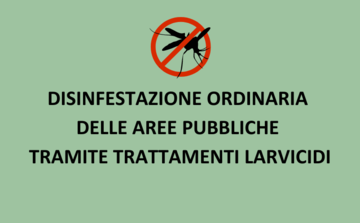 DISINFESTAZIONE ORDINARIA DELLE AREE PUBBLICHE 