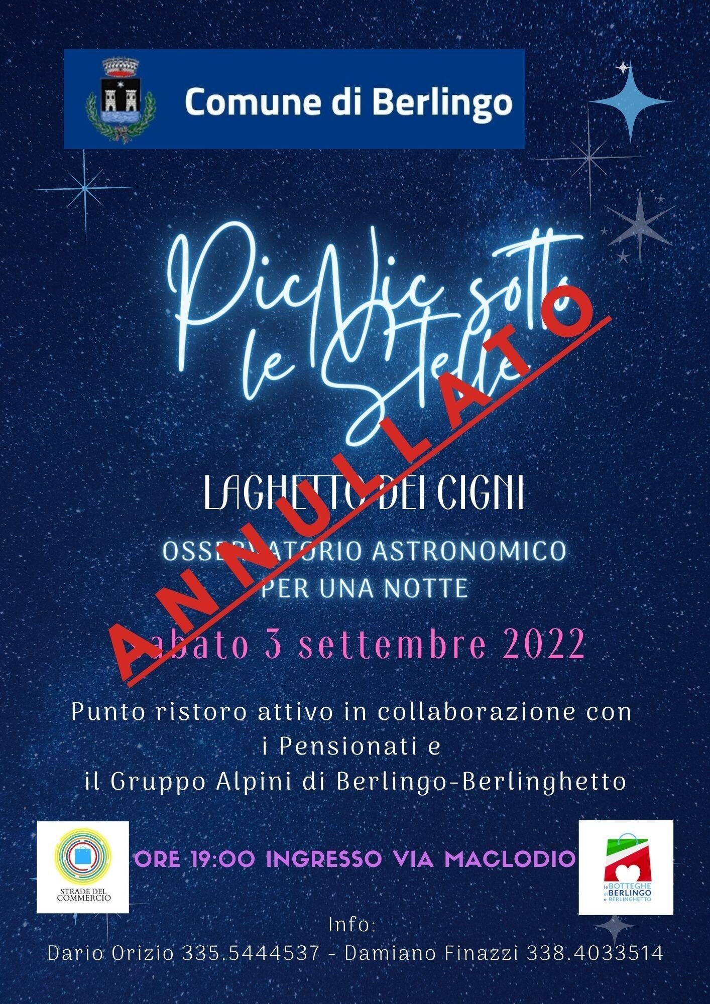 Immagine: Picnic sotto le Stelle Berlingo 2022-ANNULLATO