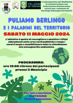 Giornata Puliamo Berlingo e i Paladini del Territorio