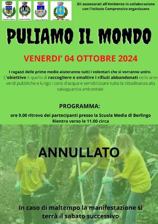 Puliamo il Mondo - Evento Posticipato