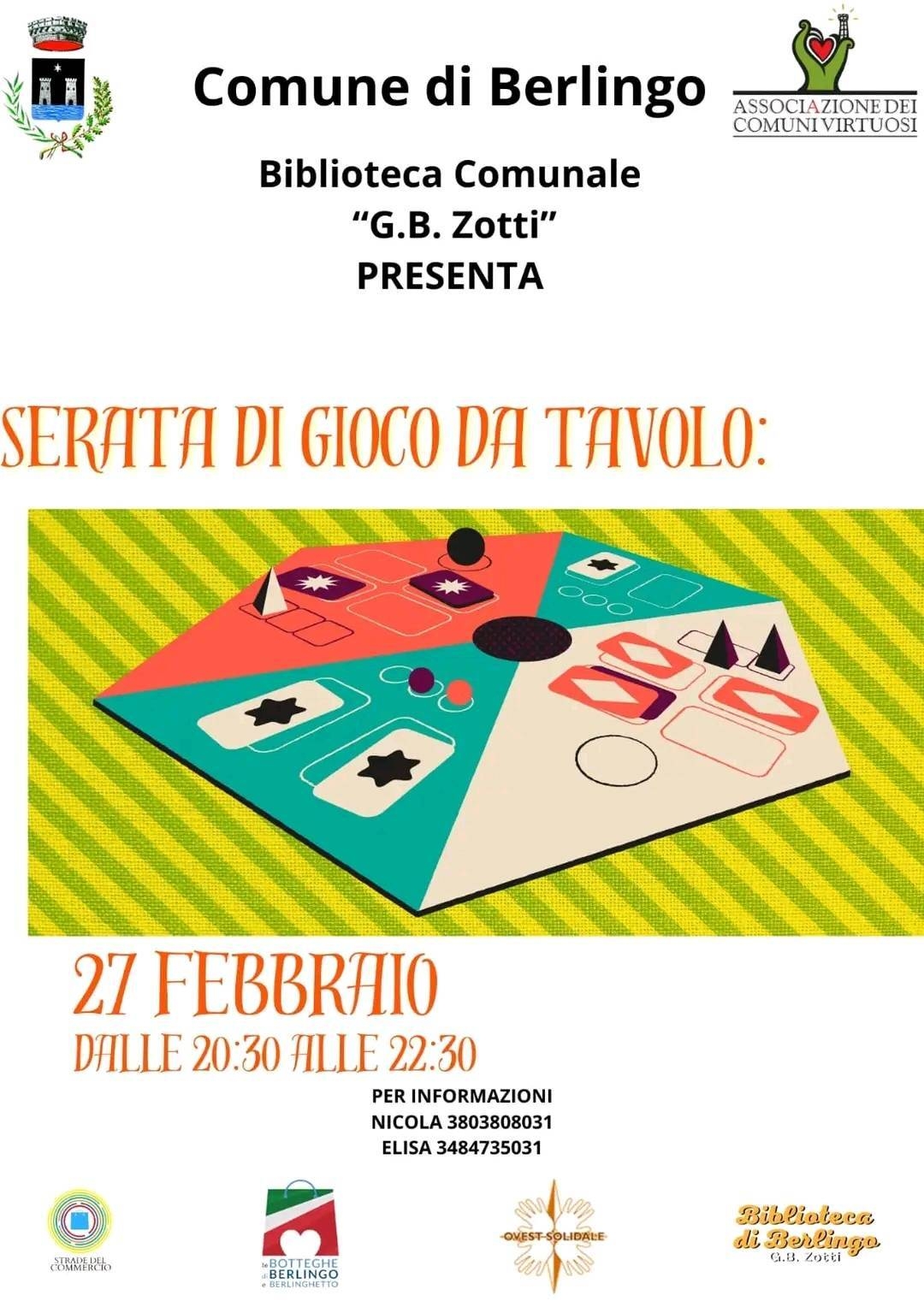 Immagine: SERATA GIOCHI DA TAVOLO_27022024
