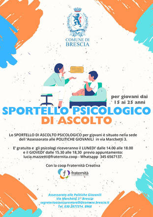 Sportello psicologico di ascolto