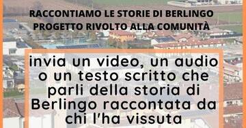 Presentazione del Progetto "Berlingo Racconta" - Giovedì 15 aprile 2021 alle 20:00 su Facebook. In allegato il relativo link.