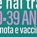 Immagine: Vaccinazione 30-39 anni (1)