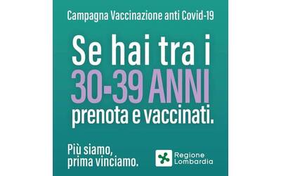 Immagine: Vaccinazione 30-39 anni